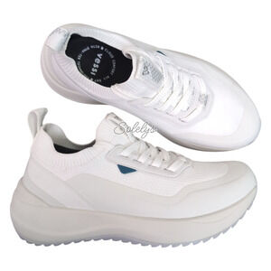 Vessi Stormburst Womens 6 Low Top White Waterproof Knit Dyma-Tex Sneaker Boot